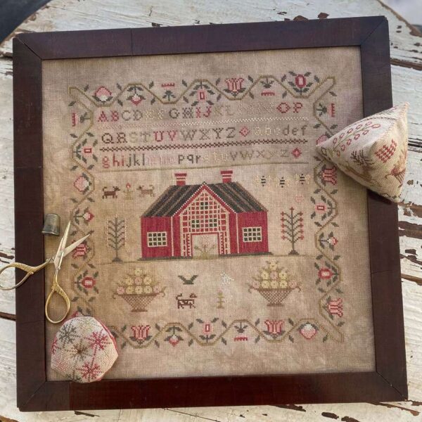 Rose Hill Farmer sampler - Stacy Nash Primitive