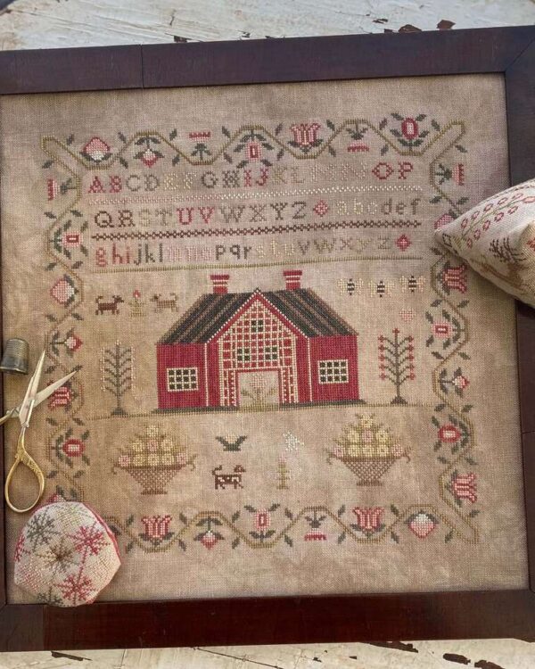 Rose Hill Farmer sampler - Stacy Nash Primitive