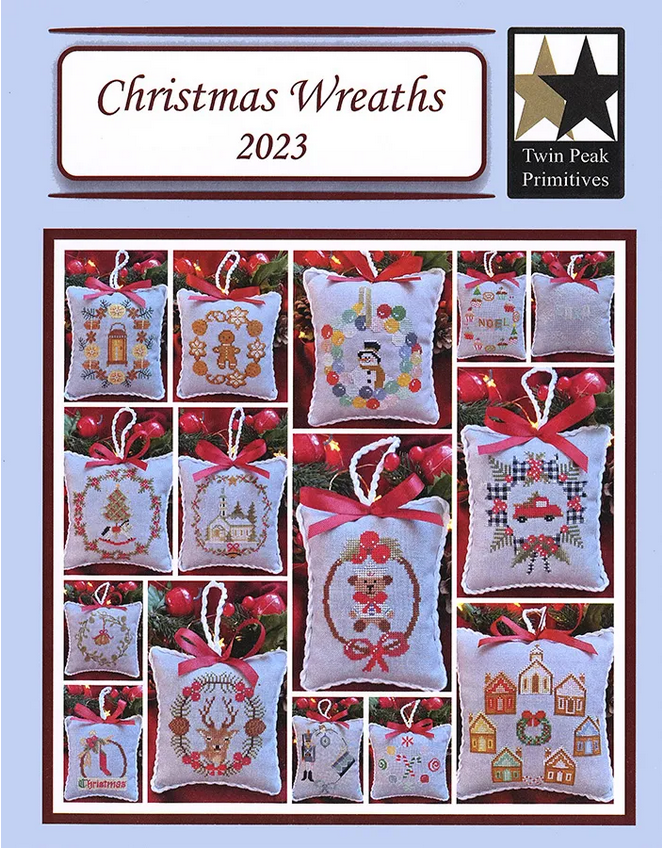 Screenshot_2023-11-30_at_17-17-05_Christmas_Wreaths_2023_Cross_Stitch_Booklet_Twin_Peak_Primitives_ml Twin peak Primitives - Christmas Wreaths 2023 – Image 1
