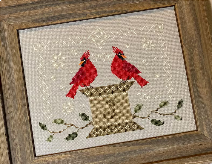 Twin_cardinals_Crafty_Bluebonnet_ml Crafty Bluebonnet - Twin cardinals – Image 1