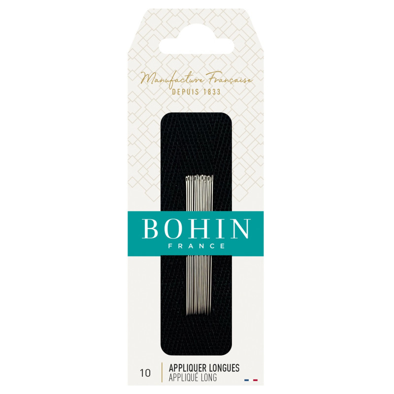 aiguilles-a-appliquer-longues-n10-de-bohin BOHIN - Aiguilles à appliquer Longues N°10 – Image 1