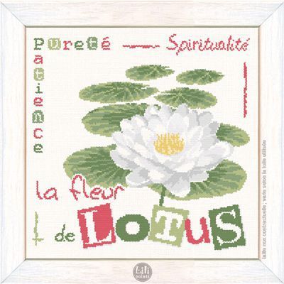 Lilipoints - La fleur de Lotus J018