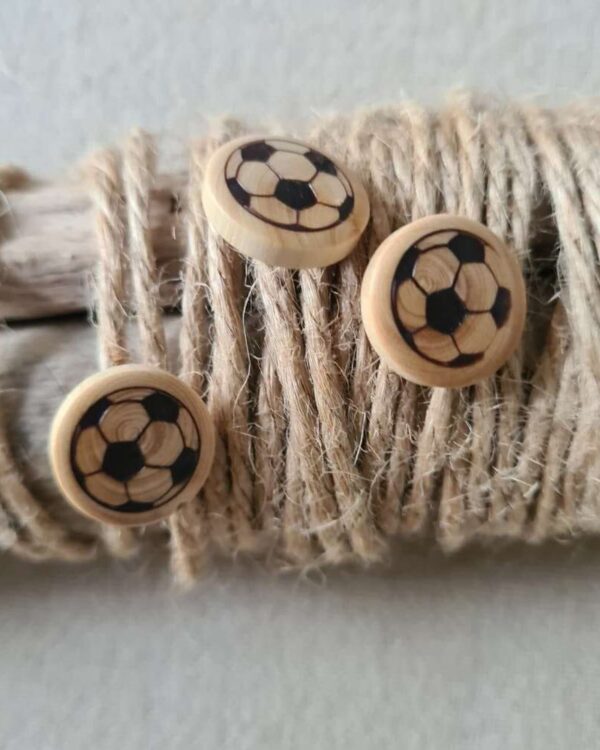 COM - Bouton Buis 15mm Balon de foot