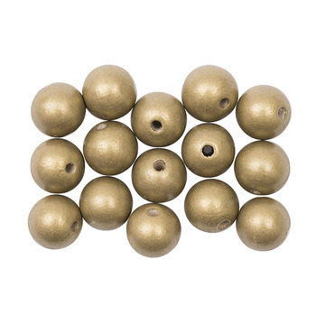 Rico Design - Boule en bois 12mm , col Or