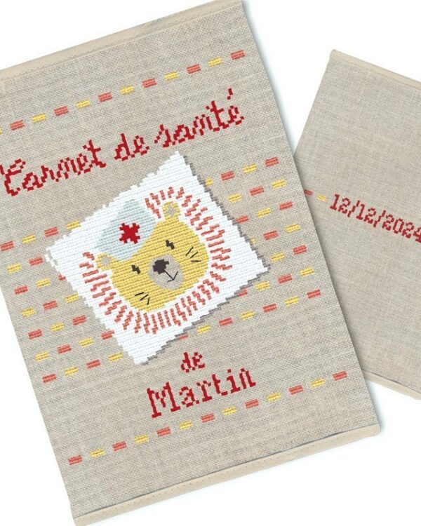 Lilipoints - Protège carnet de santé LION KB038