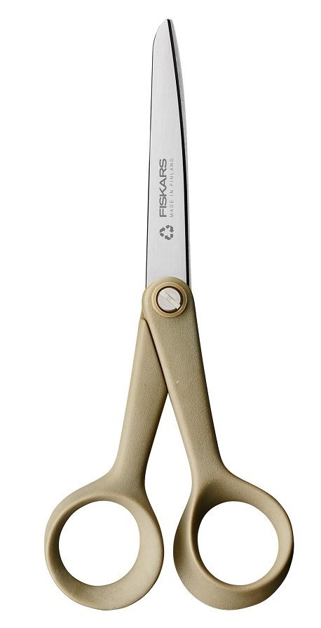 ciseaux-recycles-fiskars-17-cm_ml COM - Ciseaux Fiskars 100% recyclés universel 17 cm , ambidextre – Image 1