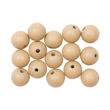 Rico Design - Boule en bois 12mm , col Nature