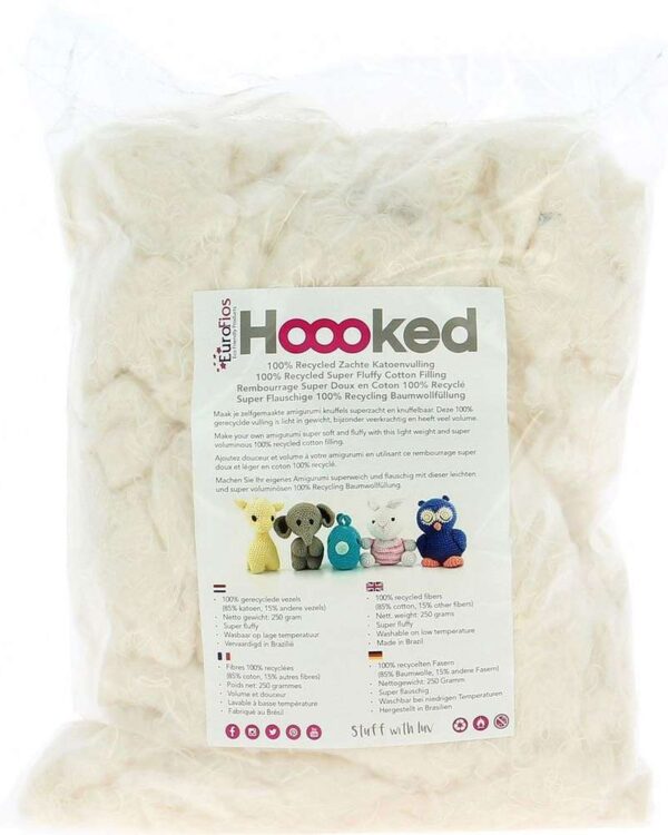 DMC - Ouatine de rembourrage Hoooked coloris Mix Blanc
