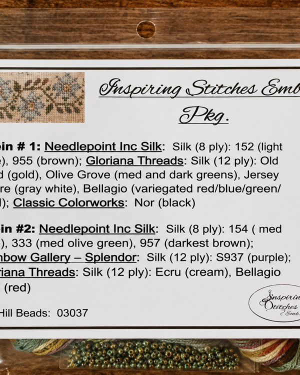 Inspiring stitches Pack de fils spéciaux - Jeannette Douglas