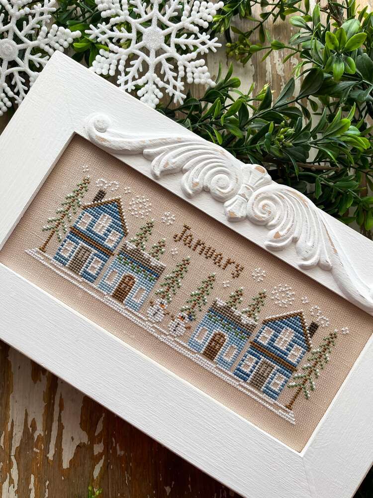 Country Cottage Needleworks  - January Mini Village – Image 1