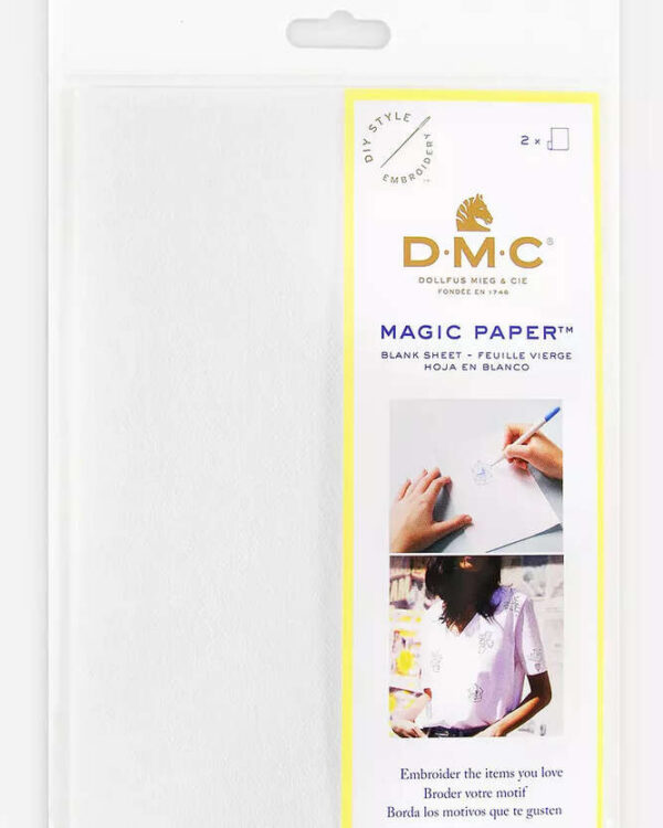 DMC - Magic paper , 2 feuilles vierges