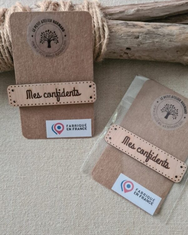 Le petit Atelier Normand - Bouton "Mes confidents"