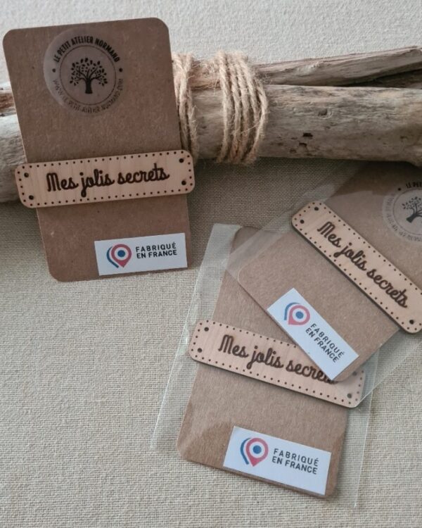 Le petit Atelier Normand - Bouton "Mes jolis secrets"