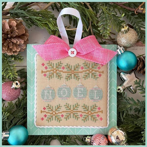 Country Cottage Needleworks  - Noël Ornaments , Ornement pastel 12/12