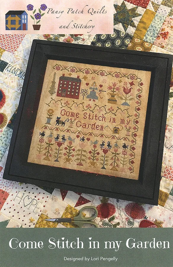 pp-comestitchinmygarden_ml Pansy Patch Quilts and Stitchery - Come stitch in my garden – Image 1