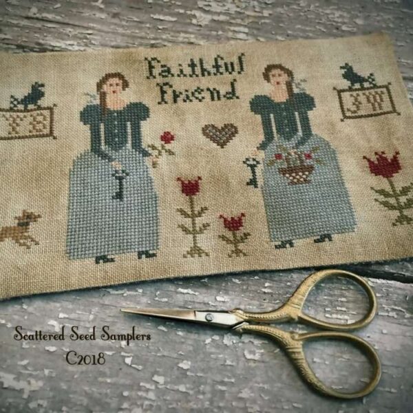 Scattered Seed Samplers - Prairie sisters scissor mat