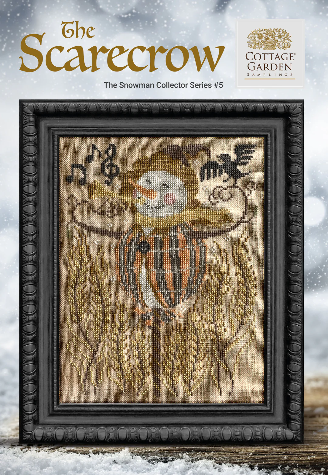 the-scarecrow-cottage-garden-samplings Cottage Garden Samplings - Snowman Collector series, The Scarecrow 5/12 – Image 1