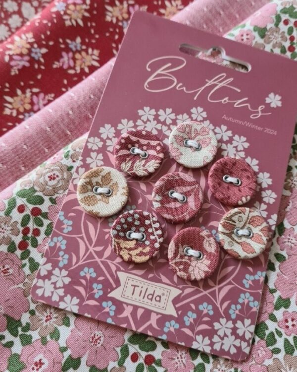 Tilda - Carte de boutons Tilda Sanctuary 18mmx8pcs