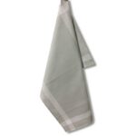Graziano - Torchon à broder BONN Tortora gris anthracite