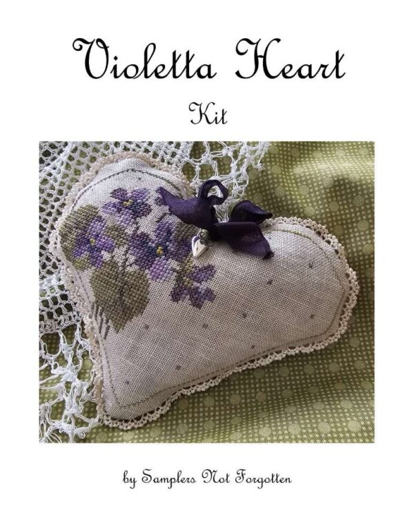 Samplers not Forgotten - Violetta Heart