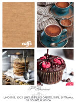 Graziano - Toile de lin à broder 15  fils 1515, coloris CAFFE (Café) – Image 2