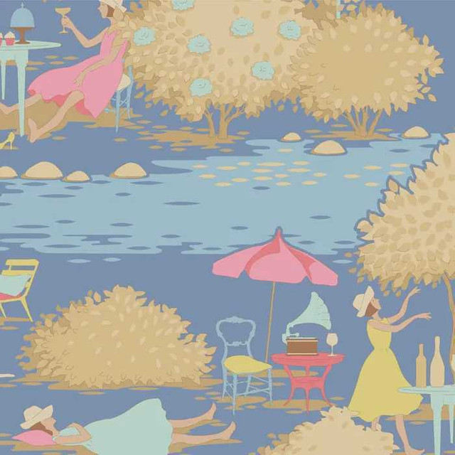 Sunday-Brunch-tilda-100596 TILDA - Sunday Brunch, Brunch Blue 100596 – Image 1