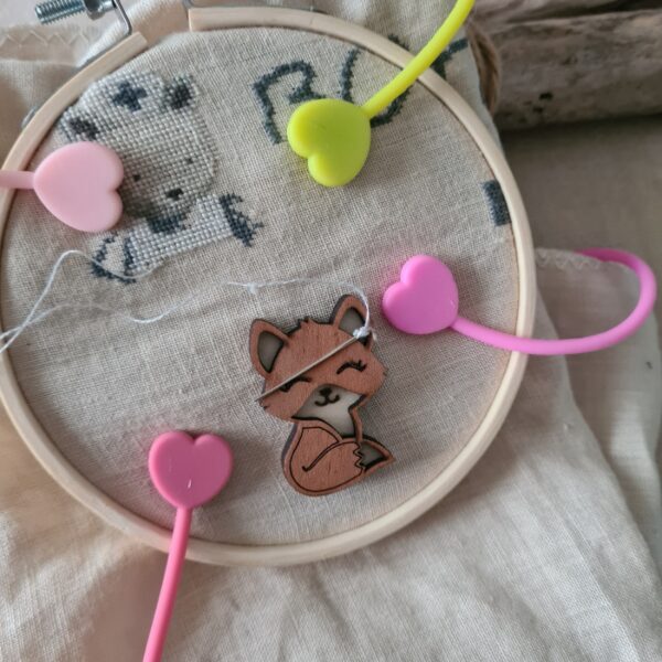 LCF - Lot de pinces en silicone aimantées Coeur 19 CM