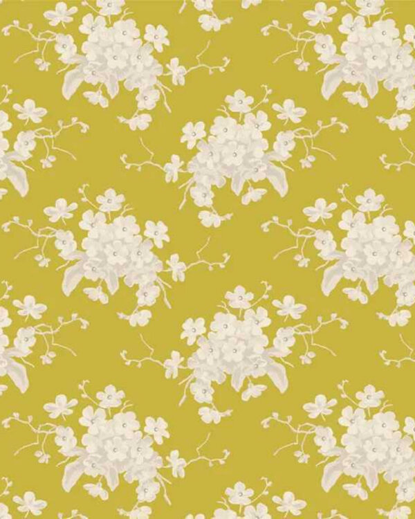 TILDA - Sunday Brunch, White Flower Sour Yellow 100590