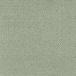 Graziano - Toile de lin à broder 15  fils 1515, coloris Verde Salvia (Vert Sauge)