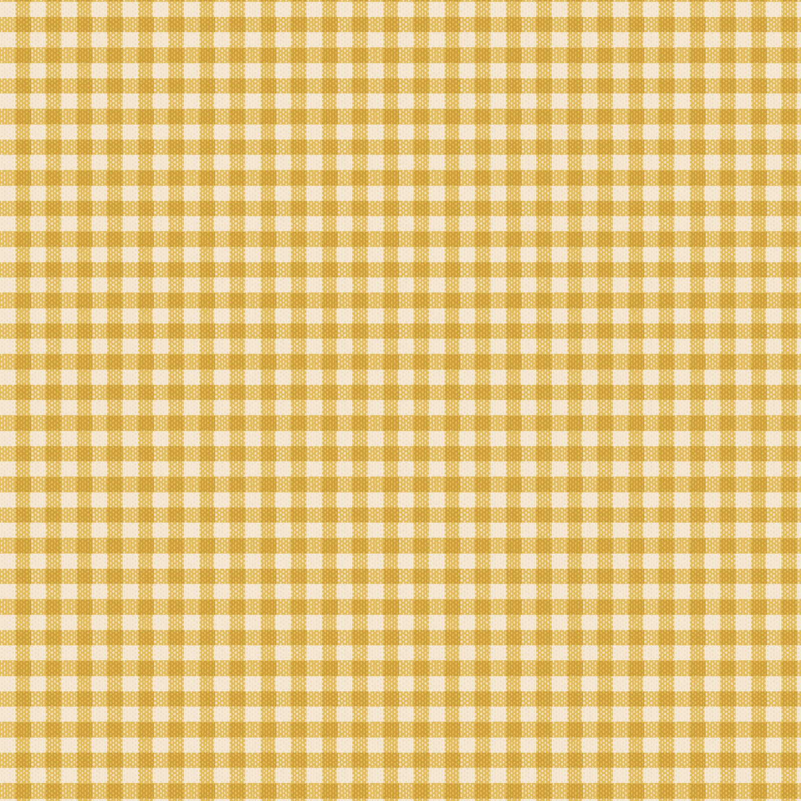 153 160065 Tilda - Creating Memories Spring woven plaid Gingham Yellow 160065 – Image 1