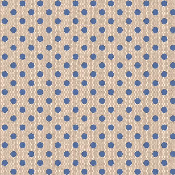 Tilda - Creating Memories Summer and Ocean Blue woven polkadot blue 160071