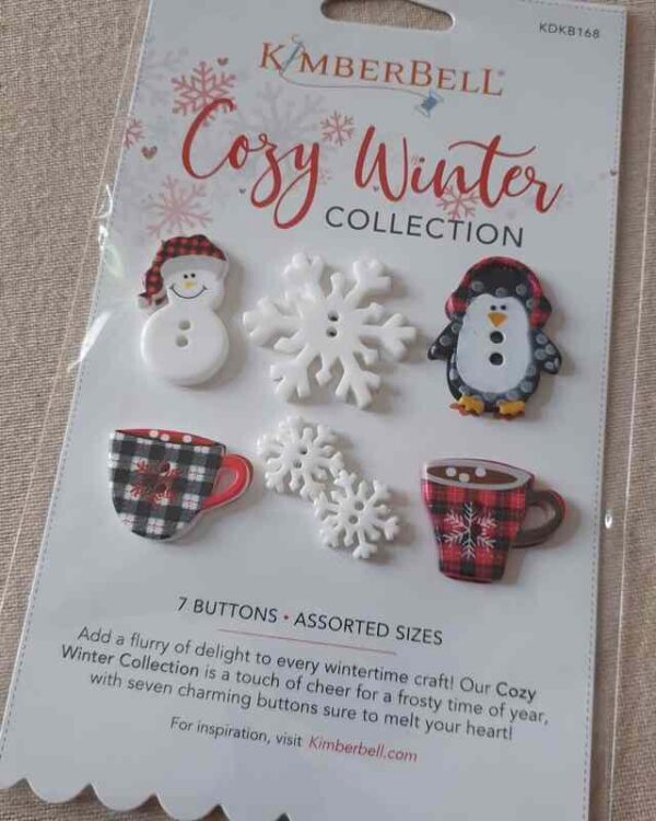 RS - Assortiment de boutons sur carte Cosy Winter