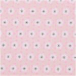 Rico Design - Popeline de coton rose, fleurs de cerisier
