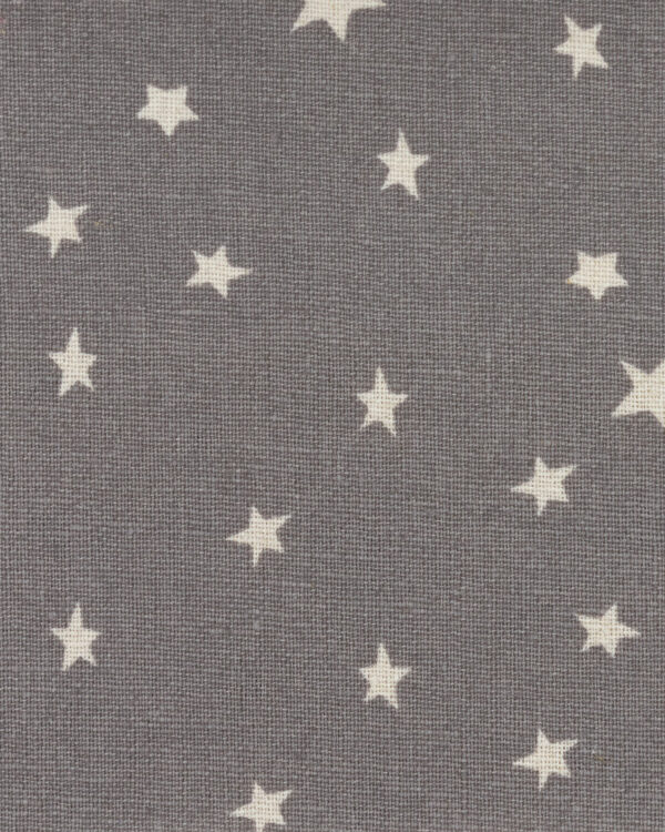 Stof - Shabby Chic Gris Etoiles blanches