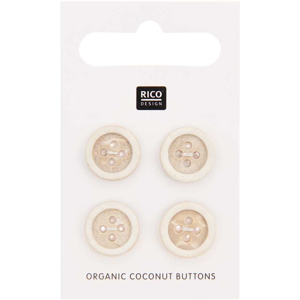 500182_2_ml Rico Design - Boutons de noix de coco, 13mm, 4pcs – Image 1