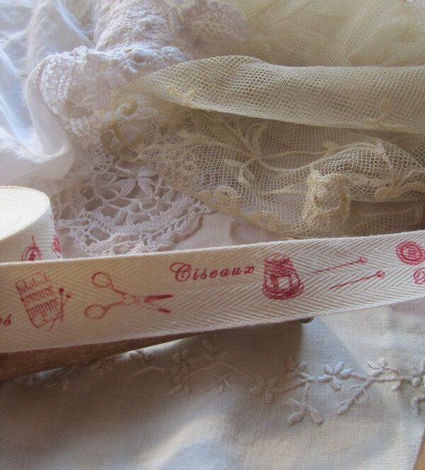 CD - Galon Thème couture, Ecru