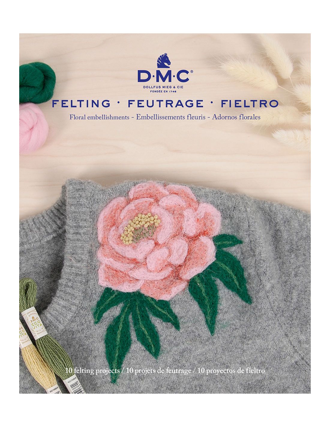 catalogue-feutrage-dmc-embellissements-fleuris DMC - Catalogue feutrage , Embellissements fleuris – Image 1