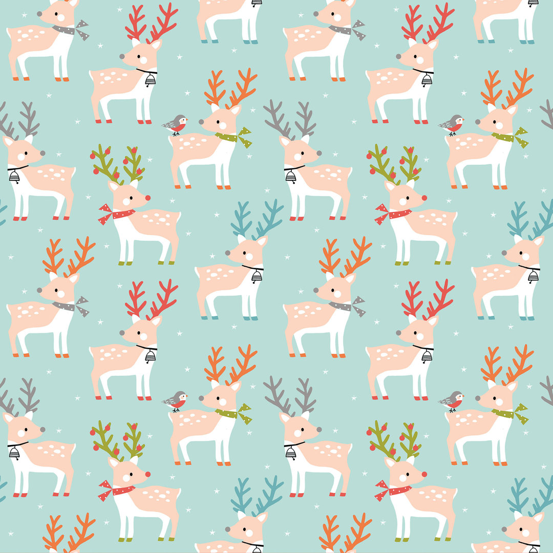 christmas-party-cerf Daswhood - Christmas party coloris 4 Cerfs – Image 1