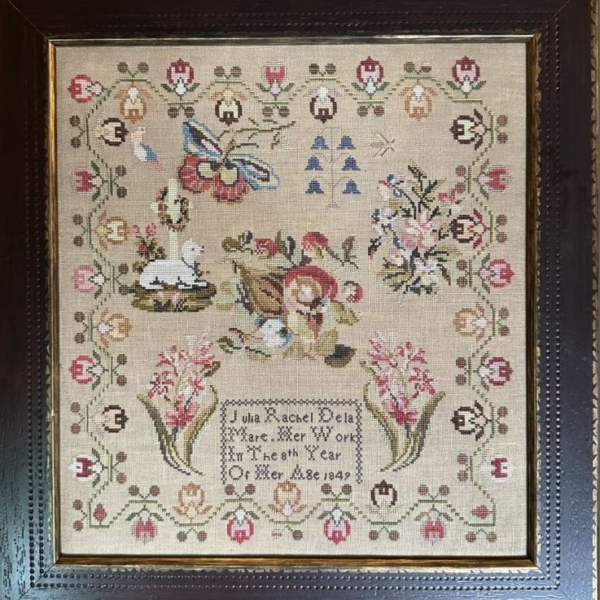 Cross Stitch antiques - Julia Rachel de la Mare 1849