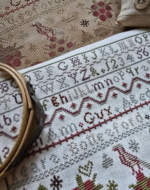 The wishing Thorn - Sarah Ann Guy 1875 Sampler – Image 3