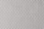 Rico Design - Toile Zig Zag Blanc/Gris