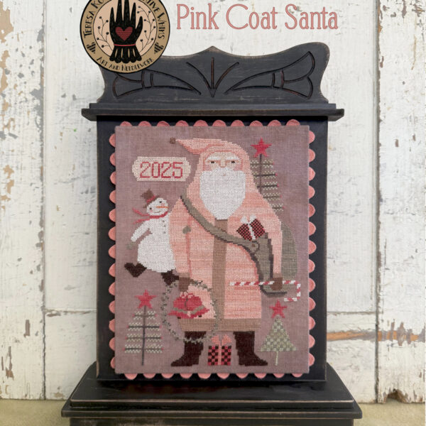 TERESA KOGUT - Pink Coat Santa XS377