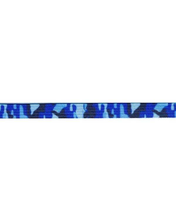 RS - Elastique 8mm Camouflage BLEU