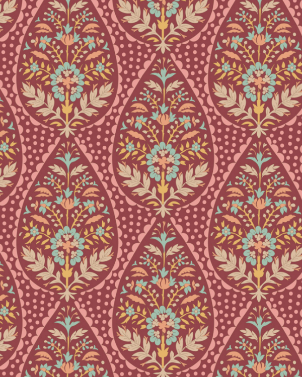 TILDA - Sanctuary Adina Maroon 100561