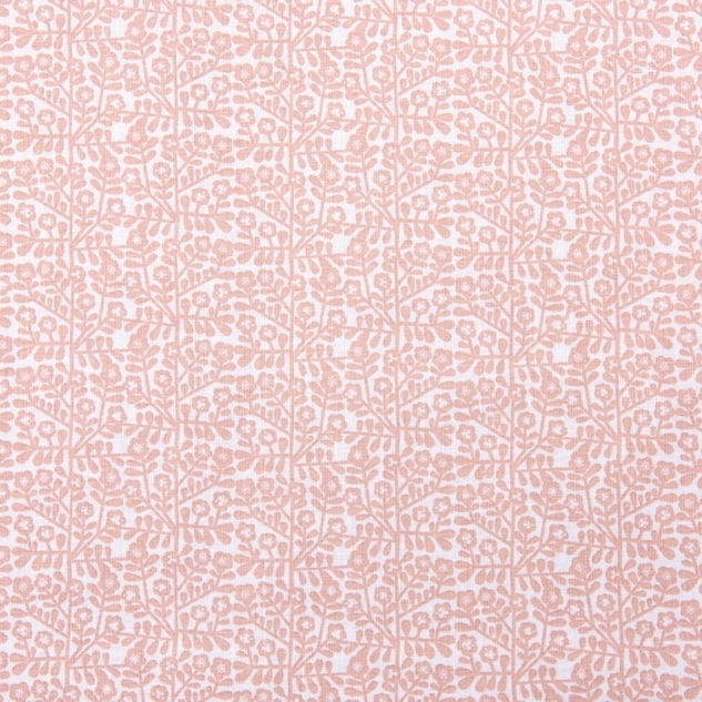 tissu-blanc-fleurs-rose-pale-x10cm Rico Design - Tissu coton blanc fleurs roses pales – Image 1