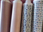 Rico Design - Tissu coton enduit Vieux rose graphique – Image 3