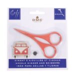 DMC - Aimant à aiguilles et ciseaux Coloris Corail – Image 2