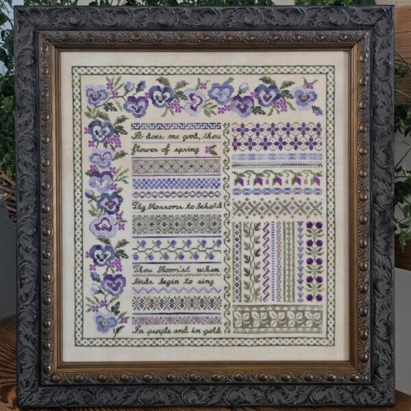 Samplers Not Forgotten - Pansy Garden Sampler Kit