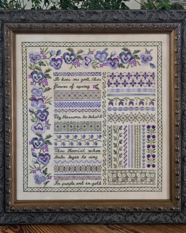 Samplers Not Forgotten - Pansy Garden Sampler Kit