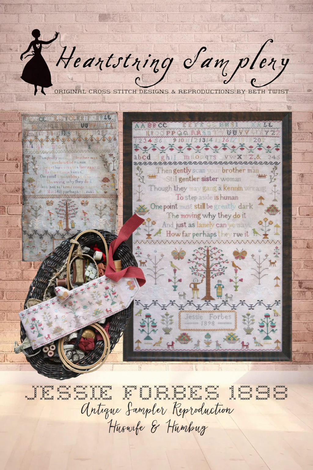 Heartstring Samplery - Jessie Forbes 1898 - Le Comptoir des fees